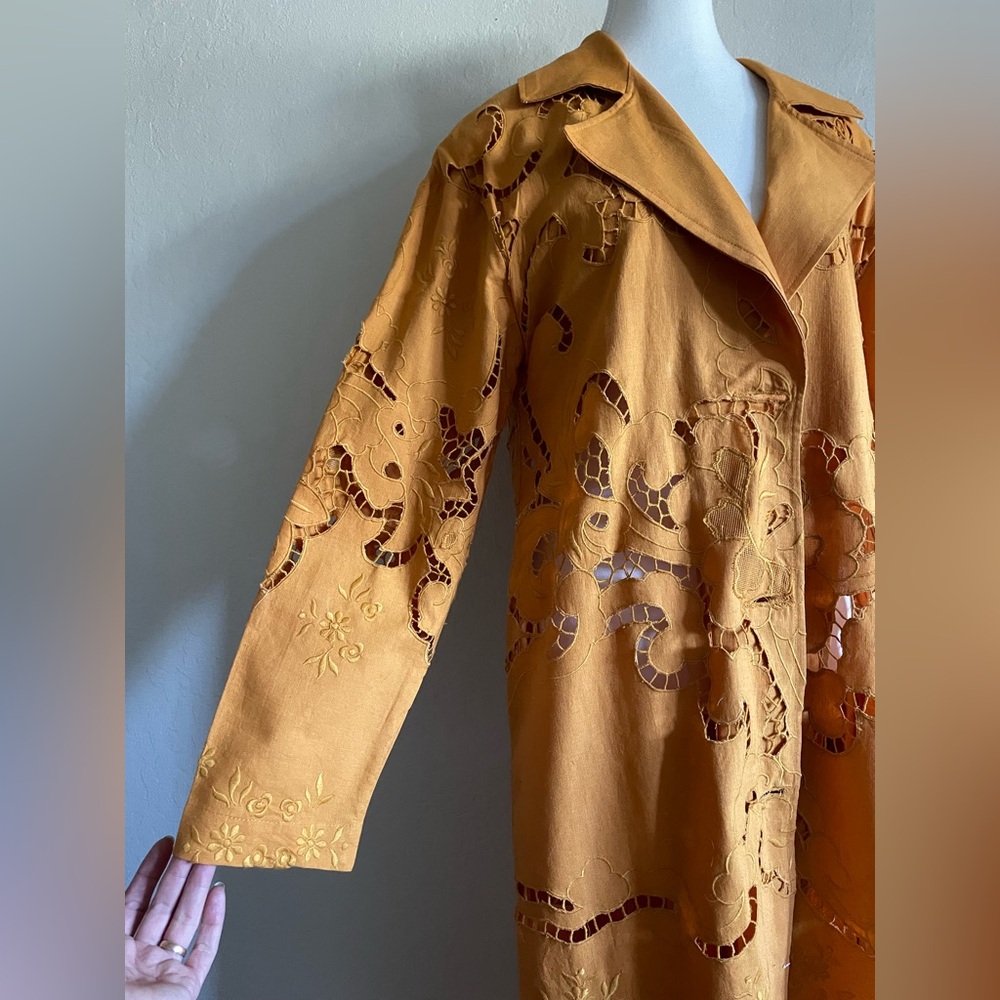 Free People embroidered trench - Picture 14 of 17